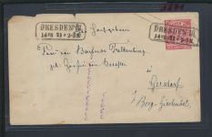 Altdeutschland NDP Dresden Sachsen Gersdorf Norddeutscher Postbezirk 1871