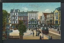 Strassenbahn Ansichtskarte Königsberg Ostgebiete Ostpreußen Kaiser Wilhelm Platz