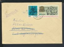 Berlin Greising Bayern Retour Brief DDR Zusammendruck