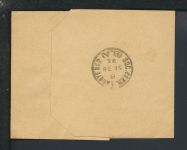 Ganzsache Übersee Argentinien Capital Streifband 1 cent. braun
