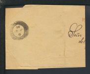 Ganzsache Übersee Südamerika Argentinien Buenos Aires Streifband 1 c. braun