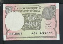 Geldscheine Banknoten Indien Asien 1 Rupee 2015 I UNC