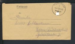 Deutsches Reich Feldpost Essen Rüttenscheid NRW siehe gleiche Korrespondenz