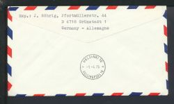Flugpost Luftpost Airmail Wien Österreich Helsinki Finnland SST Erstflug DC-9