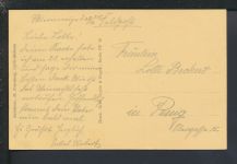 Ansichtskarte Lowitsch Polen Kriegsschauplatz 1914/15 Bauernhäuser Penig Sachsen