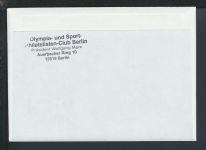 Sport Olympia Brief Berlin SST Ankunft der olympischen Fackel Brandenburger Tor
