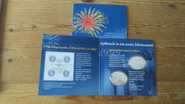 Münzen 999/1000 Silber 40g Die Sonderstempel Deutsche Post Jahreswechsel 1999 2000