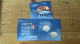 Münzen 999/1000 Silber 40g Die Sonderstempel Deutsche Post Jahreswechsel 1999 2000