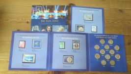 Münzen Deutsche Post Original Folder Der Währungswechsel DM + Euro