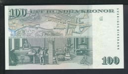 Geldscheine Banknoten Schweden 100 Kronor 2005 I UNC