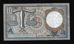 Geldscheine Banknoten Niederlande 10 Gulden 1953 I UNC