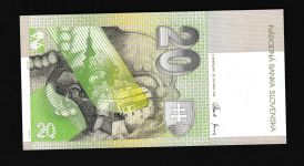 Geldscheine Banknoten Slowakei 20 Korun Pribina 2006 I UNC