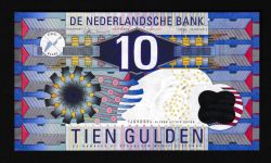 Geldscheine Banknoten Niederlande 10 Gulden 1997 I UNC