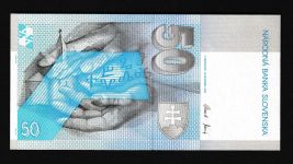 Geldscheine Banknoten Slowakei 50 Korun 2005 I UNC