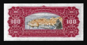Geldscheine Banknoten Jugoslawien 100 Dinar 1963 I UNC