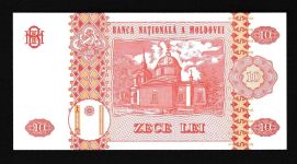 Geldscheine Banknoten Europa Moldavien 10 Lei 2006 1 UNC