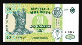 Geldscheine Banknoten Europa Moldavien 20 Lei 2006 1 UNC