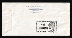 Brief Flugpost DDR Berlin Erstflugbrief SST Flugverkehr Deutsche Lufthansa