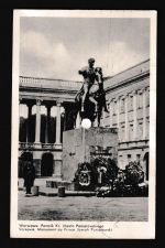 !!!!!!!!!!!!!!!!!!!!!!!!!!!!!!! schwärzrn undxdrehen!!!!!!!Besetzung Generalgouvernement Ansichtskarte Polen Warschau Monument Prinz