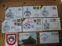 Schiffspost gute Sammlung von ca. 196 Briefen Deutschland + Alle Welt ein sehr