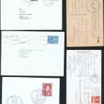 Sammlung Musik inter. Lot von 16 alten Briefen und Ganzsachen Stempel