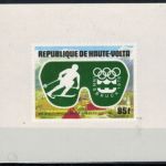Afrika Obervolta Burkina Faso 603-607 B Olympia Sport Innsbruck Sonderblocksatz