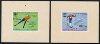 Afrika Madagaskar 767-772 Olympia Sport Montreal Sonderblocksatz ungezähnt Miche