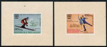 Afrika Madagaskar 767-772 Olympia Sport Montreal Sonderblocksatz ungezähnt Miche