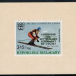 Afrika Madagaskar 802-806 Olympia Sport Sonderblocksatz Zähnung aufgedruckt