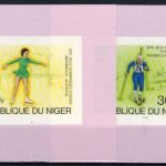 Afrika Niger506-510 B Olympia Sport Winterspiele Innsbruck Sonderblocksatz