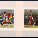 Afrika Niger 531-535 B Olympia Sport Montreal Sonderblocksatz ungezähnt Michel