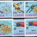 Afrika Liberia 980-985 A+B Block 79 A+B Olympia Sport Innsbruck Satz- u. Block