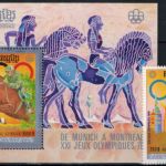 Afrika Kambodscha 407-415 A und Block 61+62 A Olympia Sport Montreal Luxus