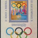 Afrika Kambodscha 407-415 A und Block 61+62 A Olympia Sport Montreal Luxus