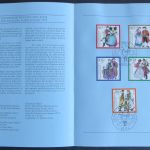 Bund Jahressammlungen Dt. Post 4 Bände kpl mit Ersttagsstempel 1993-96 Kat 560,-