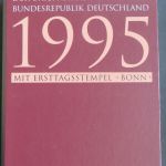 Bund Jahressammlungen Dt. Post 4 Bände kpl mit Ersttagsstempel 1993-96 Kat 560,-