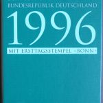Bund Jahressammlungen Dt. Post 4 Bände kpl mit Ersttagsstempel 1993-96 Kat 560,-