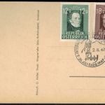 Ansichtskarte Österreich 2. INT. SPORTWOCHE INNSBRUCK + sehr schöner SST 1947