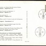 Bund Fußball Weltmeisterschaft Sonderkarte Vizeweltmeister 1966 SST Bonn