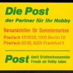 Berlin Markenheftchen 10 a II oZ Burgen und Schlösser1977 tadellos postfrisch