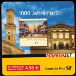 Bundesrepublik Markenheftchen 66 1000 Jahre Fürth 2007 Ersttagsstempel