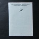 DDR Ersttagsblatt - Jahressammlung 1987 mit ESST handgestempelt Kat.-Wert 170,-