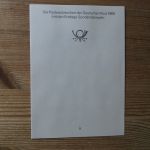 DDR Ersttagsblatt - Jahressammlung 1988 mit ESST handgestempelt Kat.-Wert 160,-