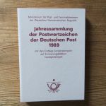 DDR Ersttagsblatt - Jahressammlung 1989 mit ESST handgestempelt Kat.-Wert 220,-