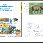 Bund Ganzsache Briefmarken-Börse Sindelfingen Zudruck Kiel Sammlerverein
