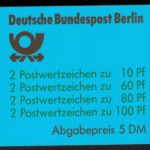 Berlin Markenheftchen 15 oZ Sehenswürdigkeiten Luxus postfrisch MNH Kat 60,00