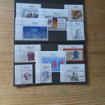 Bund 1397-1443 Jahrgang 1989 Bogenecke Eckrand oben links selten einheitlich