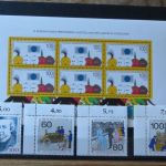 Bund 1444-1487 Jahrgang 1990 Bogenecke Eckrand oben links selten einheitlich