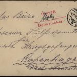D.- Reich Kriegsgefangenenpost Neisse Nysa Offizier-Lager Dänemark Dolmetscher