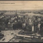 Ansichtskarte Marine Schiffspoststempel MSP Nr. 2a 1916 Kiel vom Rathausturm